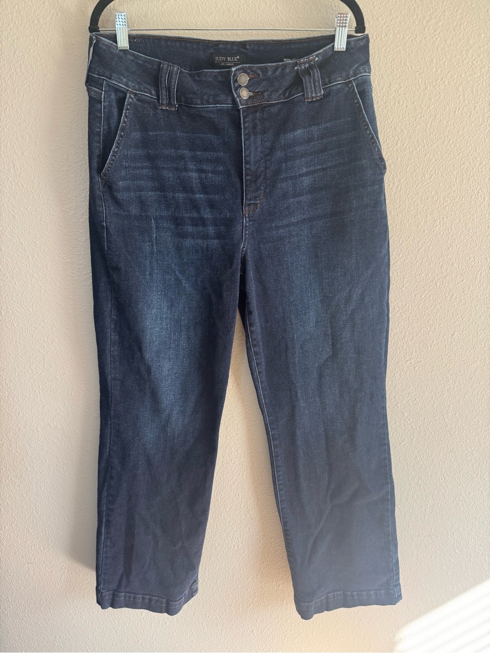 Judy Blue Wide-Leg Dark Wash Jeans size 16W